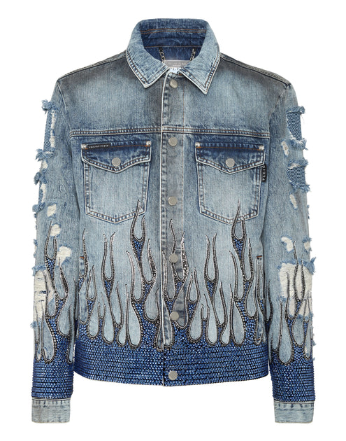 Philipp Plein Denim Jacket Blue XXL 2