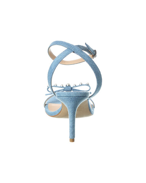 Stuart Weitzman Luella 75 Sandal Blue US 8 4