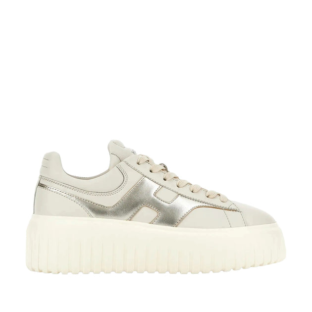 Hogan H-Stripes Lace-Up Sneakers White US 10 2
