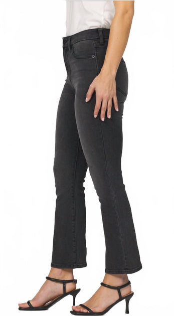 Dear John Denim Jeanne Flare Jeans Grey 24 3