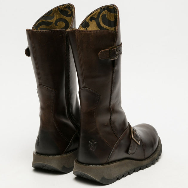 FLY London MES2913 Wedge Boots Brown 9 4