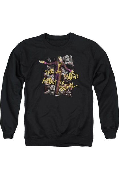 Gildan Batman Arkham City About To Begin Crewneck Sweatshirt Schwarz Large 2