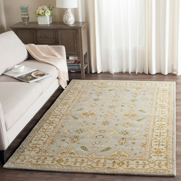 Safavieh CL933 Area Rug Light Blue / Ivory 2