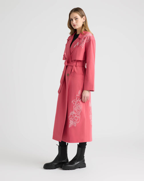 NVLT Trench Coat Multi Large 4