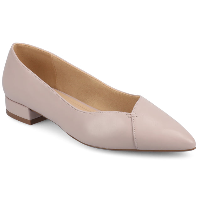 Journee Collection Carmin Flats Beige US 6.5 2