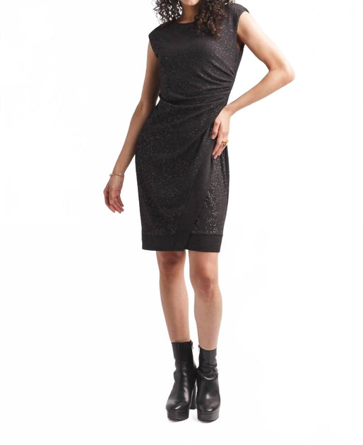 Papillon Sparkle Stretch Dress Black Small 2