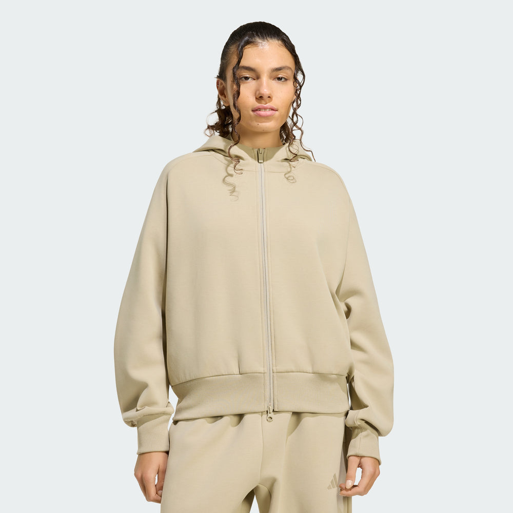 adidas Women's Soft Lux Full-zip Hoodie | ShopSimon