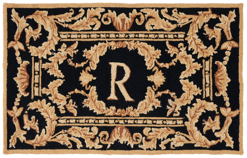 Safavieh Monogram MON219 Area Rug Black 2