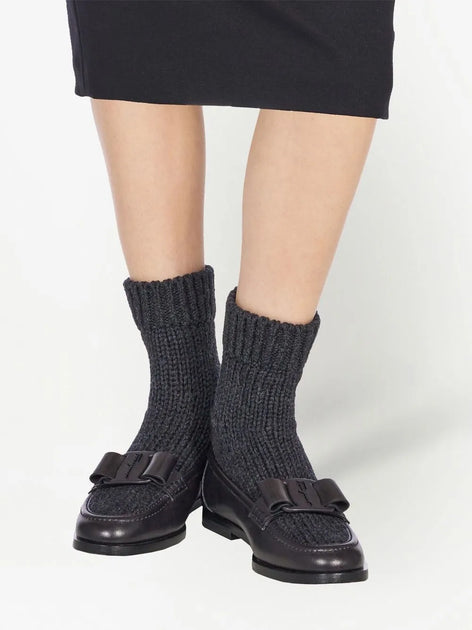 Salvatore Ferragamo Bootie Black Grey US 9 2