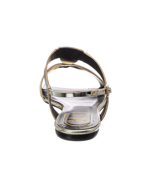 Roger Vivier Leather Sandal Multi EU 34 4