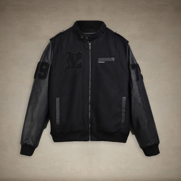 Members Only Varsity Jacket Black Medium 3