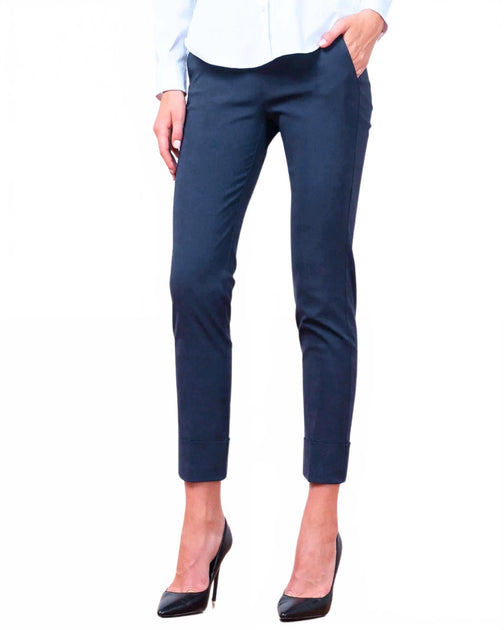 Avenue Montaigne Ben Pull On Straight Leg Pants Blau US 2 2