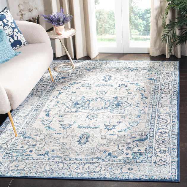 Safavieh Brentwood Area Rug Light Grey/Blue 2