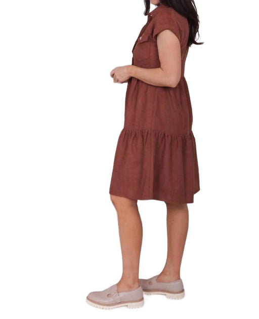 Mikarose Emerson Dress Brown Small 3