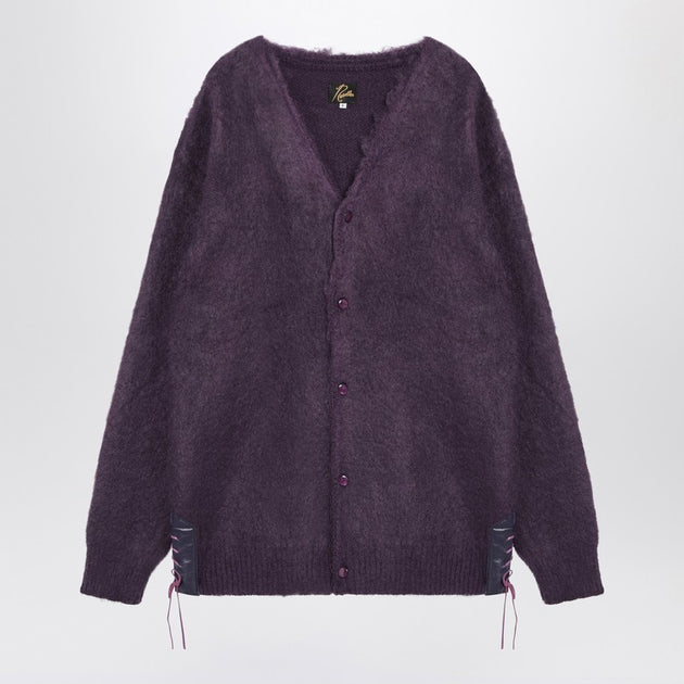 Needles Men's Cardigan In Misto Mohair | ShopSimon