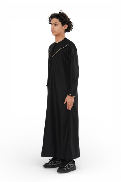 K-TT-006 Boys Thobe Black 7 Years 4