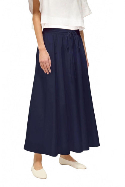 STAUD Eden Maxi Skirt Blue Large 3