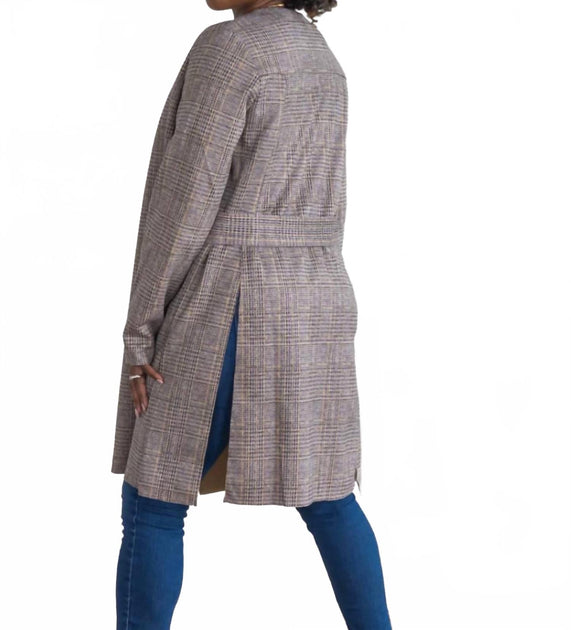 Davi & Dani Longline Blazer Grau Groß 2