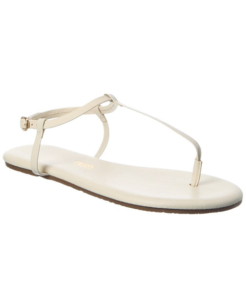TKEES Mariana Leather Sandal White US 10 2