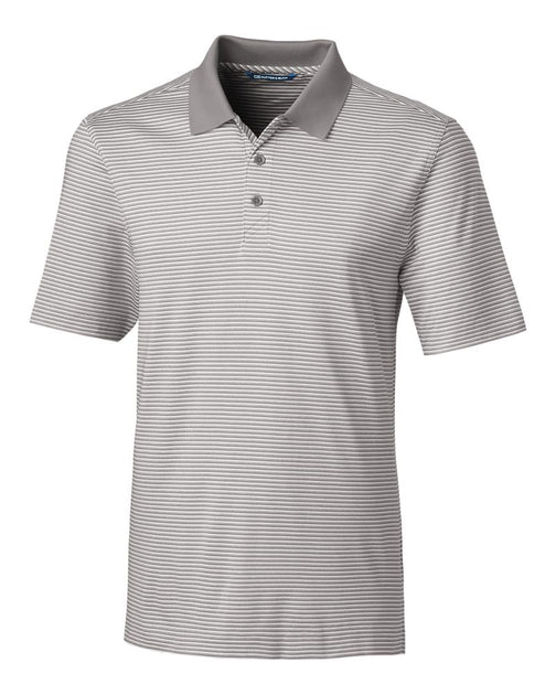 Cutter & Buck Forge Tonal Stripe Stretch Polo Shirt Blue 5XLarge 3