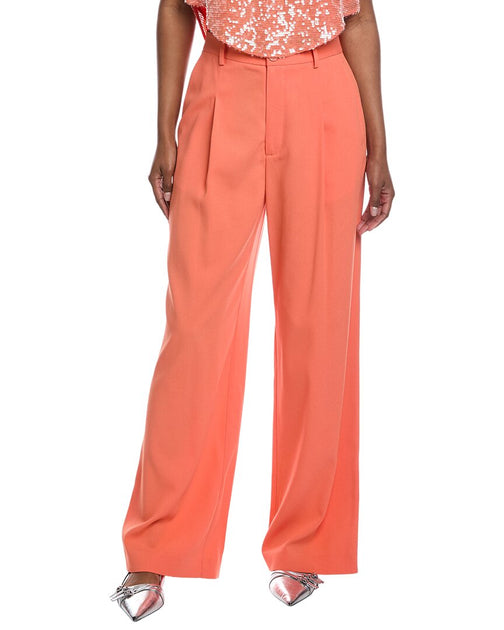 LAPOINTE Pebble Crepe Relaxed Pant Pink US 6 2