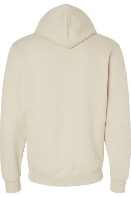 JERZEES Eco Blend Hooded Sweatshirt Beige Large 3