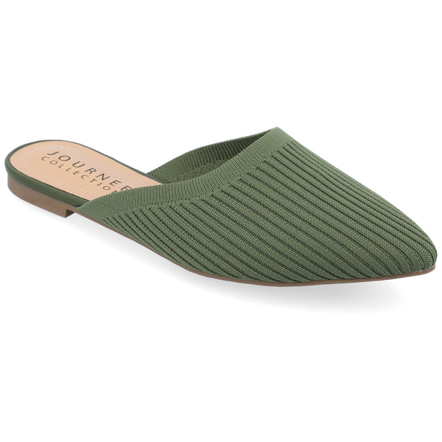 Journee Collection Aniee Mule Flats Grey US 9 2