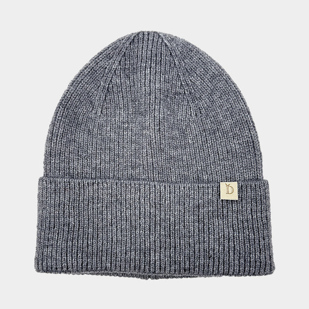 FASHNZFAB Solid Knit Beanie Hat Beanie Beige 6