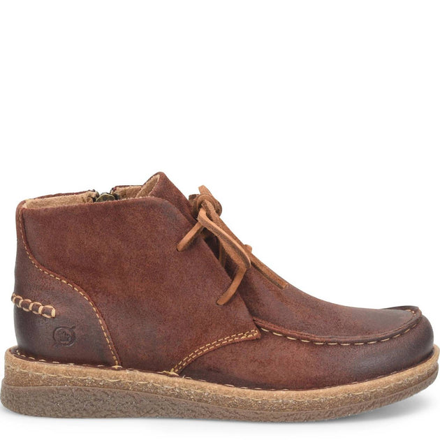 Born Analia Moc-Toe Ankle Boot Brown US 7 4