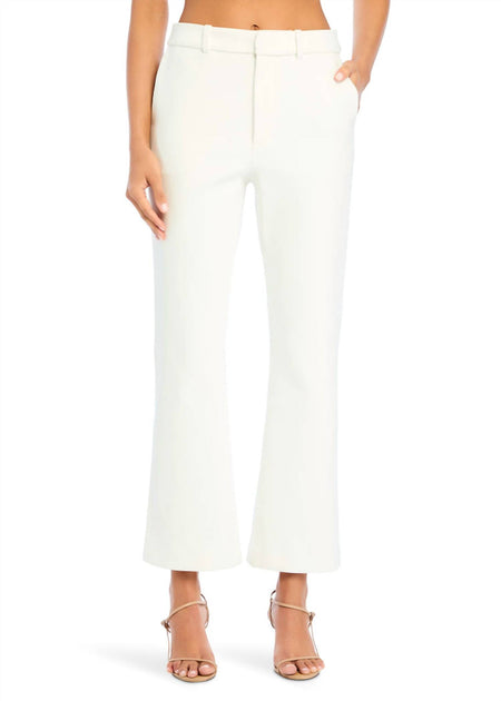 SER.O.YA Cassidy Flared Pant White Large 2