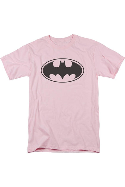 Gildan Batman Black Bat Short Sleeve Tee Pink Medium 2