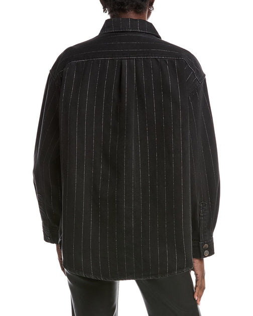Kenneth Cole Oversized Shacket Black Large 3