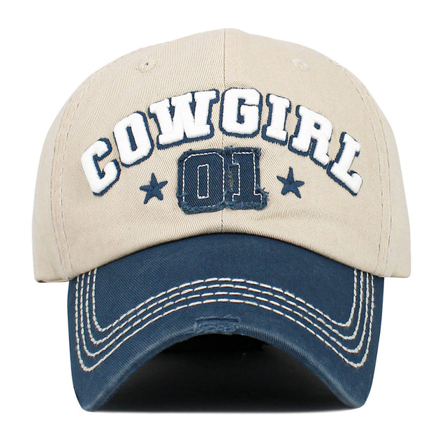 Fashnzfab Cowgirl 01 Baseball Cap Gold 3