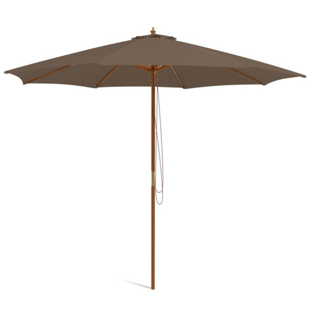 Hivvago Patio Umbrella Brown 10ft 4