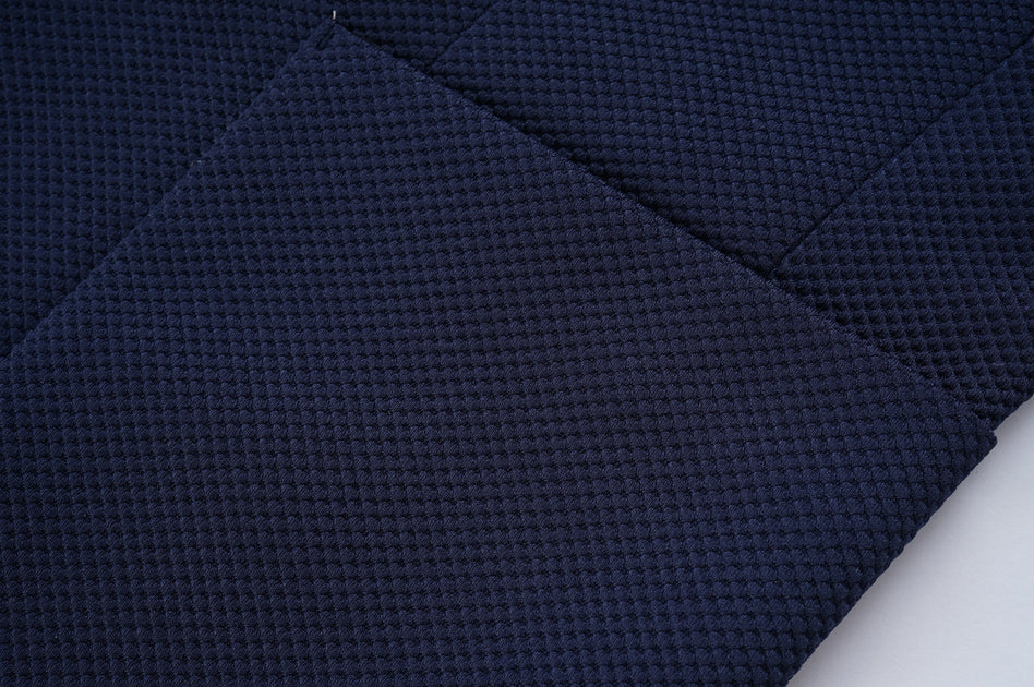 Tom Baine Slim Fit Waffle Performance Stretch Sport Coat Blue US 42 Regular 4