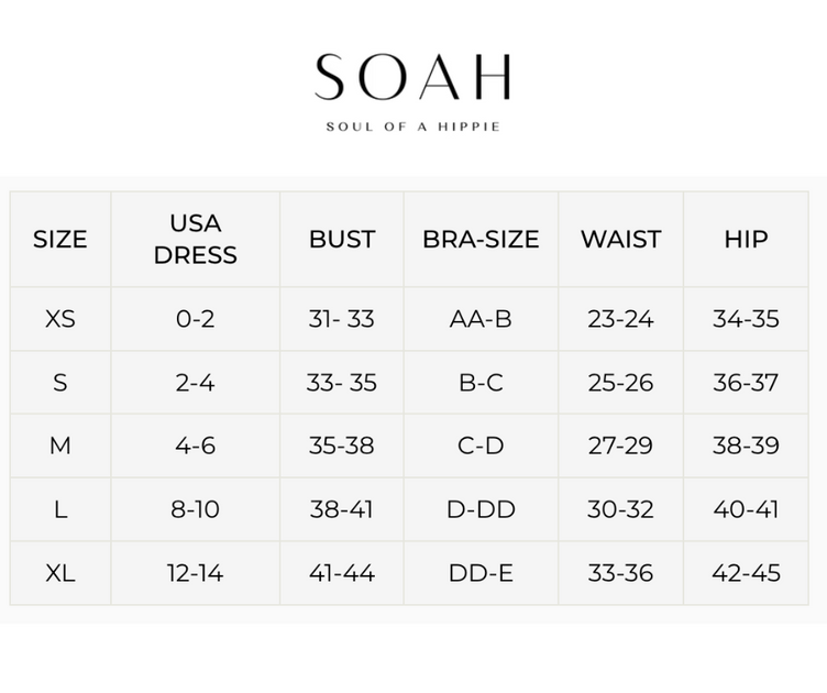 SOAH Sophie Bikini Top Blue Large 4