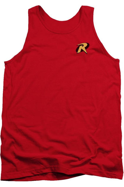 Gildan Batman Robin Logo Tank Top Red Medium 2