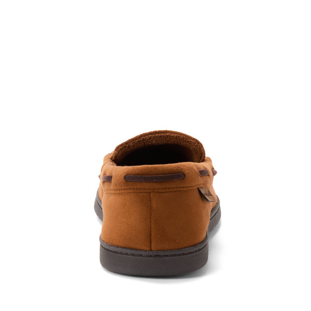 Dearfoams Keaton Microsuede Moccasin House Shoe Slipper Multi Medium 5