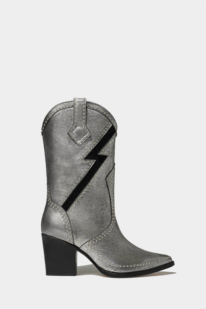 Dante Shoes Freddie Leather Boots Grey US 8 2