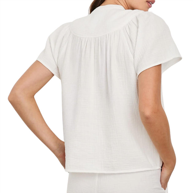 Rails Damen Sayer Shirt Weiß Large 3