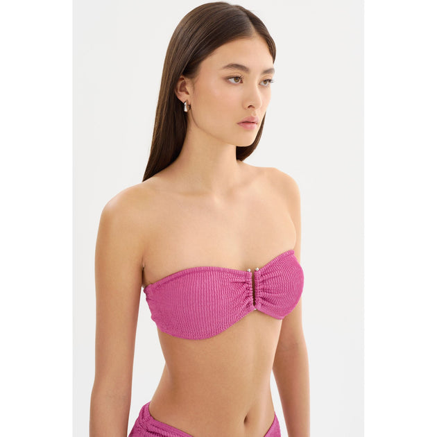 Lamarque Analisa Bandeau Bikini Top Pink Medium 4