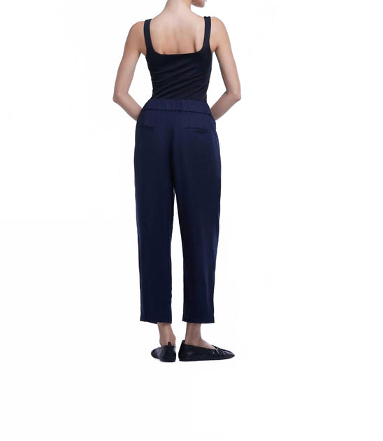 Dāl the Label Mid-Rise Tapered Pants Blue XLarge 4