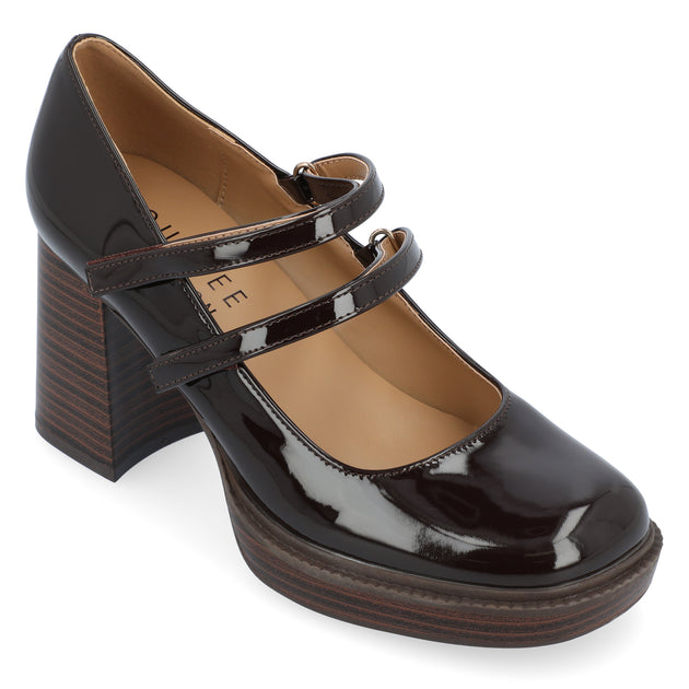 Journee Collection Shasta Mary Jane Pumps White US 11 2