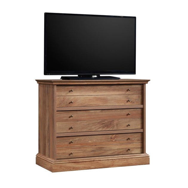 Sauder Barrister Lane 3-Drawer Chest Sindoori Mango 2