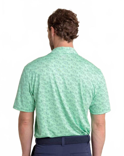 Southern Tide Whos Your Caddy Polo Green XXLarge 4