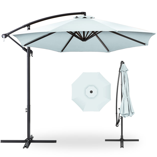 Best Choice Products 10ft Offset Patio Umbrella 2