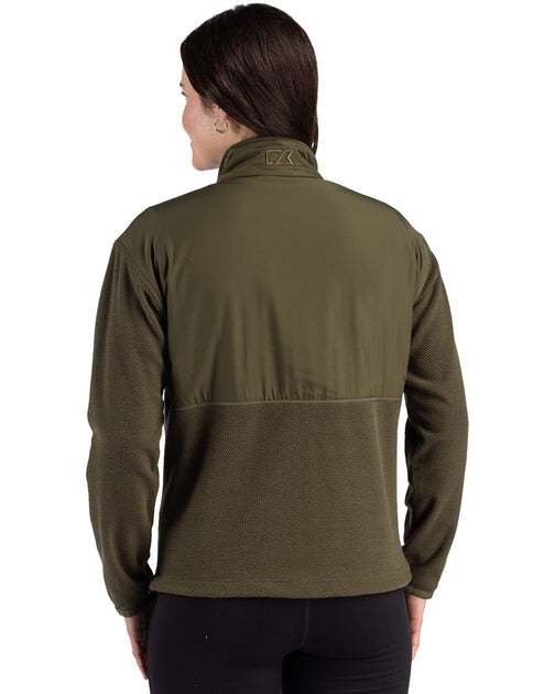 Cutter & Buck Hunts Point Recycled Fleece Hybrid Full Zip Jacket Multi Medium 3