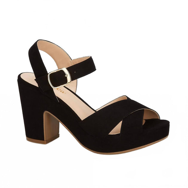 Andrea Women's Platform Sandal Black US 5 2