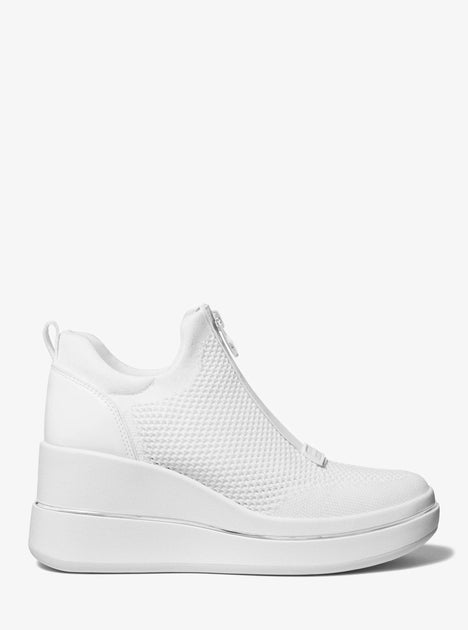 Michael Kors Emmy Wedge Trainer White US 6.5 3