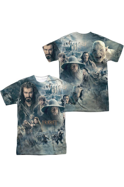 Gildan Hobbit Epic Poster Short Sleeve Crew T-Shirt White Medium 2
